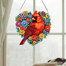 Load image into Gallery viewer, Acrylic Diamond Art Hanging Pendant Bird Diamond Painting Home Decor (Cardinal)
