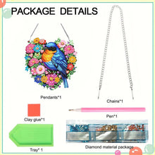 Load image into Gallery viewer, Acrylic Diamond Art Hanging Pendant Bird Diamond Painting Home Decor (Bluebird)
