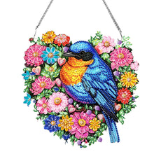 Load image into Gallery viewer, Acrylic Diamond Art Hanging Pendant Bird Diamond Painting Home Decor (Bluebird)
