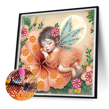 Load image into Gallery viewer, Diamond Painting - Partial Special Shaped - Flower Fairy (30*30CM)
