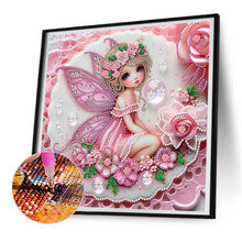 Load image into Gallery viewer, Diamond Painting - Partial Special Shaped - Flower Fairy (30*30CM)

