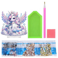 Load image into Gallery viewer, Unicorn Diamond Painting Tabletop Ornaments Kit Cute Bedroom Table Decor
