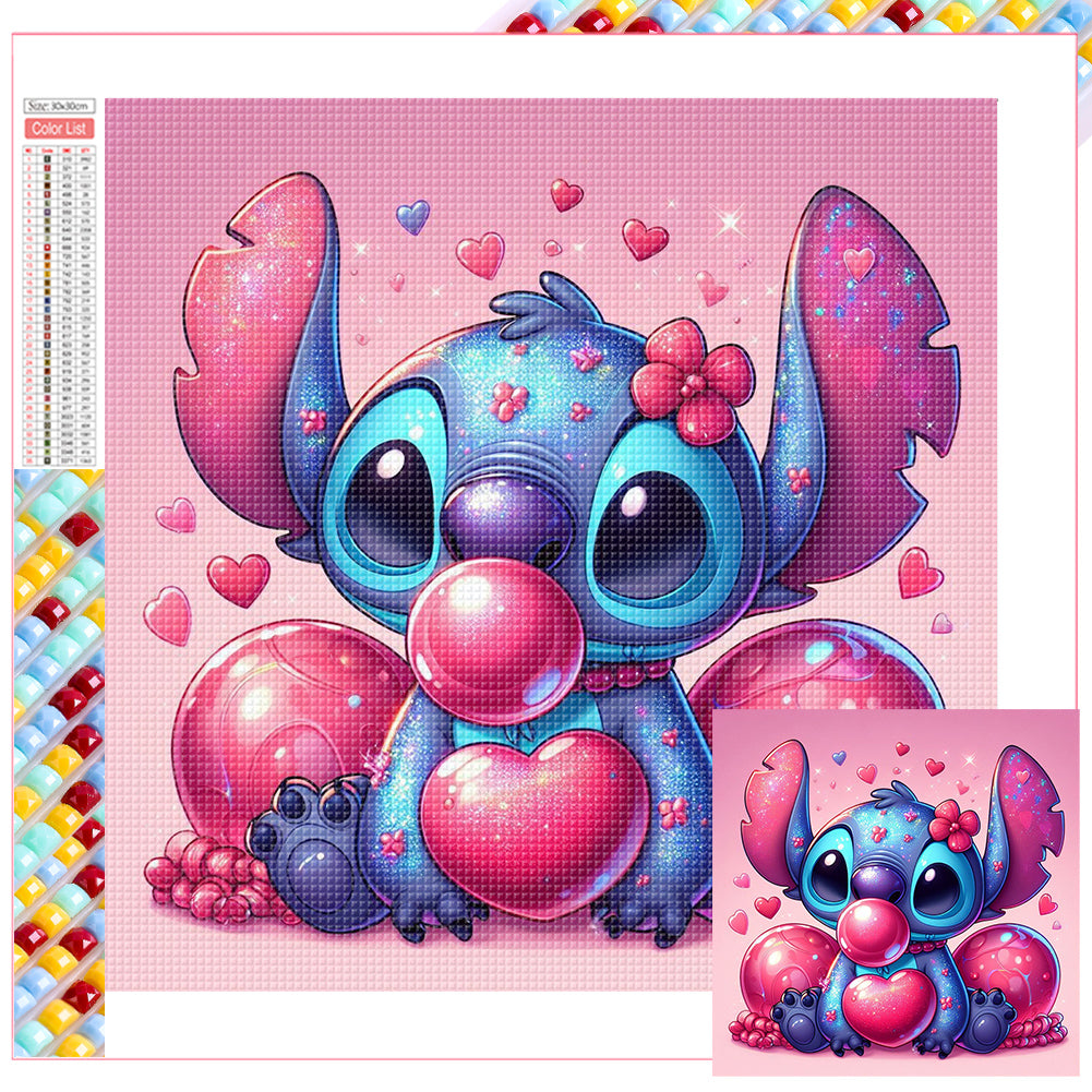 Diamond Painting - Full Square - Stitch cartoon series (30*30CM)