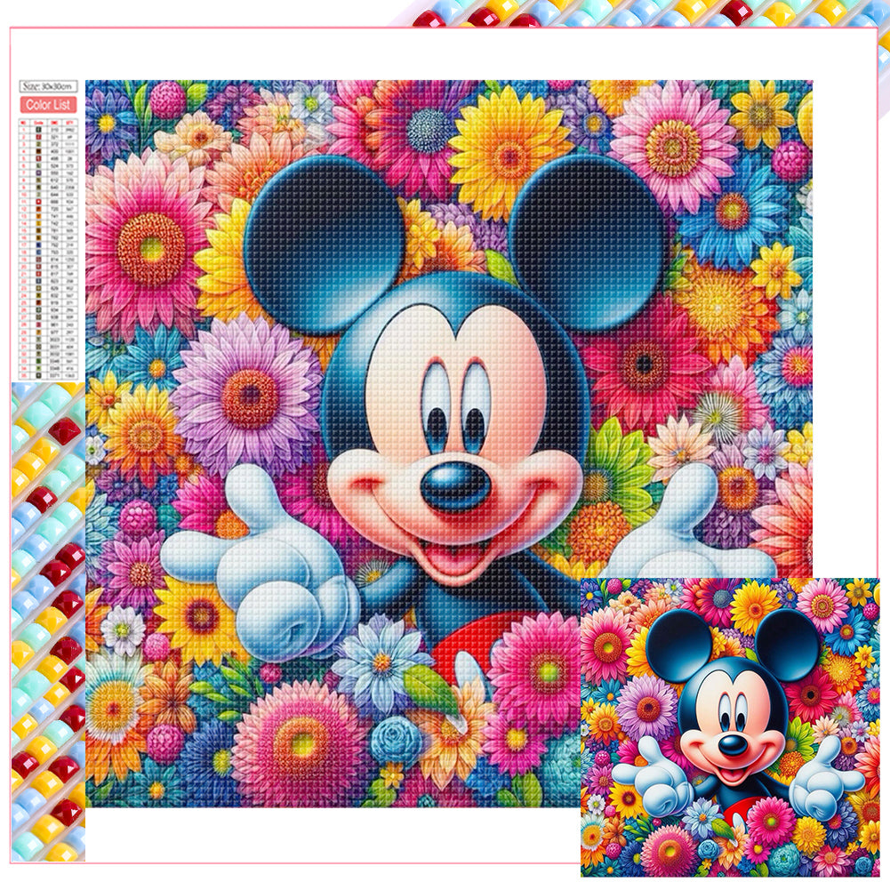 Diamond Painting - Full Square - Mickey (30*30CM)