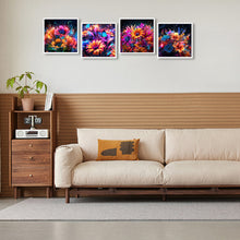 Load image into Gallery viewer, Diamond Painting - Full Round - glow-in-the-dark flowers (30*30CM)
