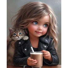 Load image into Gallery viewer, Diamond Painting - Full Round - girl (30*40CM)
