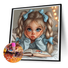Load image into Gallery viewer, Diamond Painting - Full Round - cute little girl (30*30CM)
