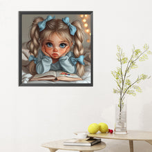 Load image into Gallery viewer, Diamond Painting - Full Round - cute little girl (30*30CM)
