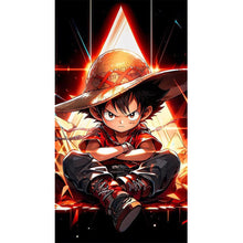 Load image into Gallery viewer, Diamond Painting - Full Round - One Piece-Luffy (30*55CM)
