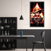 Load image into Gallery viewer, Diamond Painting - Full Round - One Piece-Luffy (30*55CM)
