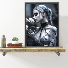 Load image into Gallery viewer, Diamond Painting - Full Round - black and white girl (40*50CM)
