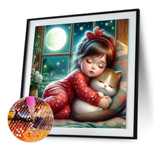 Load image into Gallery viewer, Diamond Painting - Full Round - sleeping child (50*50CM)
