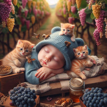 Load image into Gallery viewer, Diamond Painting - Full Round - vineyard child (50*50CM)
