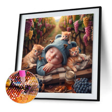 Load image into Gallery viewer, Diamond Painting - Full Round - vineyard child (50*50CM)

