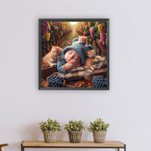 Load image into Gallery viewer, Diamond Painting - Full Round - vineyard child (50*50CM)
