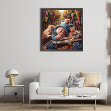 Load image into Gallery viewer, Diamond Painting - Full Round - vineyard child (50*50CM)
