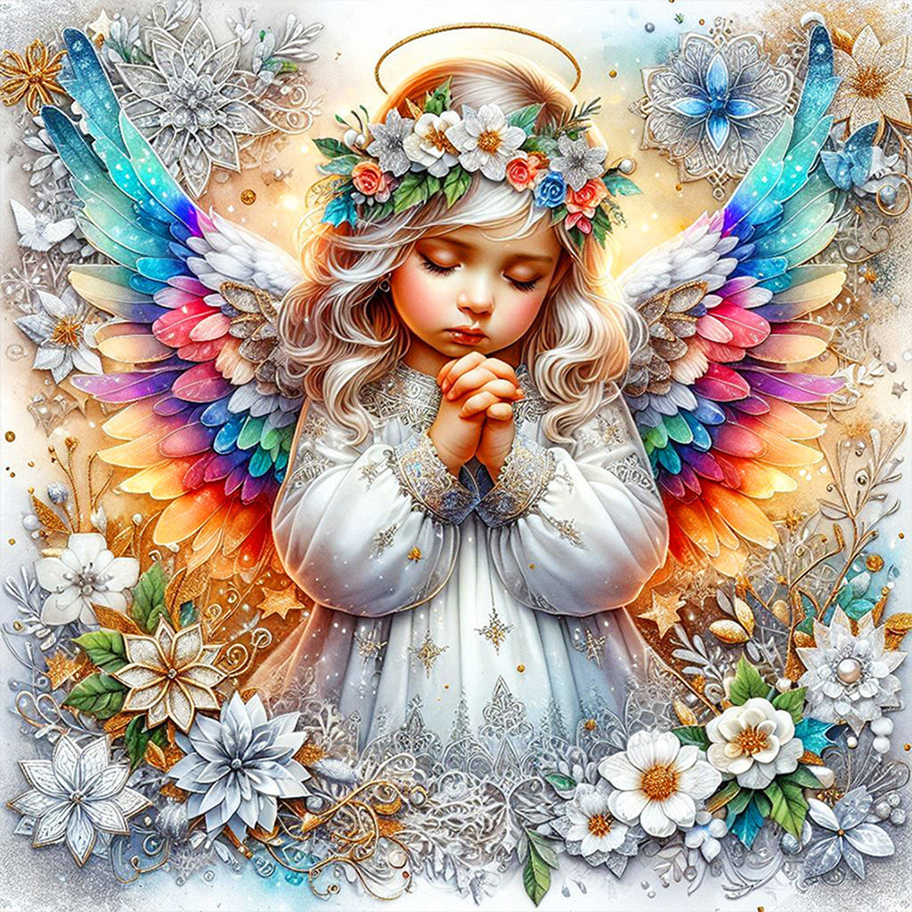 Diamond Painting - Full Round - angel child (50*50CM)