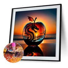 Load image into Gallery viewer, Diamond Painting - Full Round - Apple Dragon (50*50CM)
