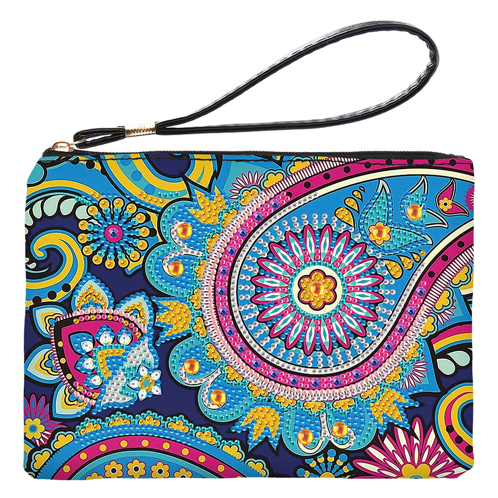 PU Partial Special Shaped Mandala 5D DIY Diamond Painting Wallet Daily Purse