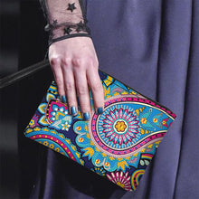 Load image into Gallery viewer, PU Partial Special Shaped Mandala 5D DIY Diamond Painting Wallet Daily Purse
