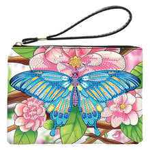 Load image into Gallery viewer, PU Partial Special Shaped Butterfly 5D DIY Diamond Painting Wallet Daily Purse
