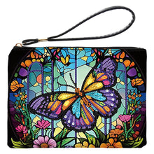 Load image into Gallery viewer, PU Partial Special Shaped Butterfly 5D DIY Diamond Painting Wallet Daily Purse
