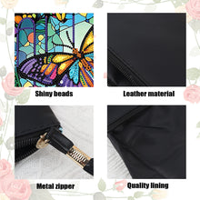 Load image into Gallery viewer, PU Partial Special Shaped Butterfly 5D DIY Diamond Painting Wallet Daily Purse
