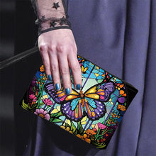 Load image into Gallery viewer, PU Partial Special Shaped Butterfly 5D DIY Diamond Painting Wallet Daily Purse
