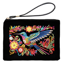 Load image into Gallery viewer, PU Partial Special Shaped Hummingbird 5D DIY Diamond Painting Wallet Daily Purse
