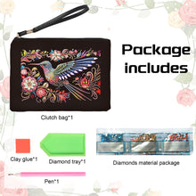 Load image into Gallery viewer, PU Partial Special Shaped Hummingbird 5D DIY Diamond Painting Wallet Daily Purse
