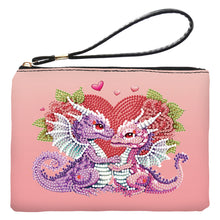 Load image into Gallery viewer, PU Partial Special Shaped Dinosaur 5D DIY Diamond Painting Wallet Daily Purse
