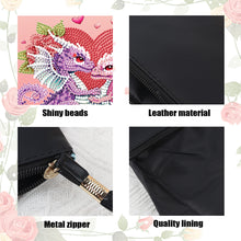 Load image into Gallery viewer, PU Partial Special Shaped Dinosaur 5D DIY Diamond Painting Wallet Daily Purse
