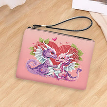 Load image into Gallery viewer, PU Partial Special Shaped Dinosaur 5D DIY Diamond Painting Wallet Daily Purse
