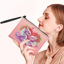 Load image into Gallery viewer, PU Partial Special Shaped Dinosaur 5D DIY Diamond Painting Wallet Daily Purse
