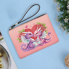 Load image into Gallery viewer, PU Partial Special Shaped Dinosaur 5D DIY Diamond Painting Wallet Daily Purse
