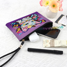 Load image into Gallery viewer, PU Partial Special Shaped Butterfly Cat 5D DIY Diamond Painting Wallet Gifts
