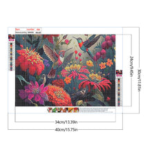 Load image into Gallery viewer, Diamond Painting - Full Square - hummingbird (40*30CM)
