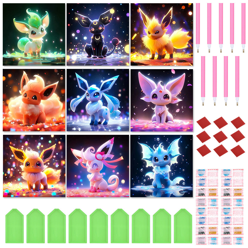 Diamond Painting - Full Round - Pokemon (30*30CM)