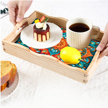 Load image into Gallery viewer, Wooden Mandala 5D DIY Diamond Painting Serving Tray with Handle for Home Decor
