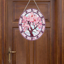 Load image into Gallery viewer, Acrylic Stained Glass Flower Diamond Painting Hanging Pendant Home Decor(Sakura)
