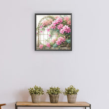 Load image into Gallery viewer, Diamond Painting - Full Round - Bougainvillea in front of the window (30*30CM)
