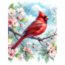 Load image into Gallery viewer, Diamond Painting - Full Round - Cardinal on blue sky (30*40CM)

