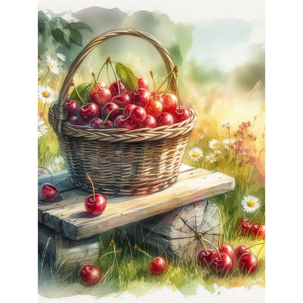 Diamond Painting - Full Round - Fruit¡¤Cherry (30*40CM)