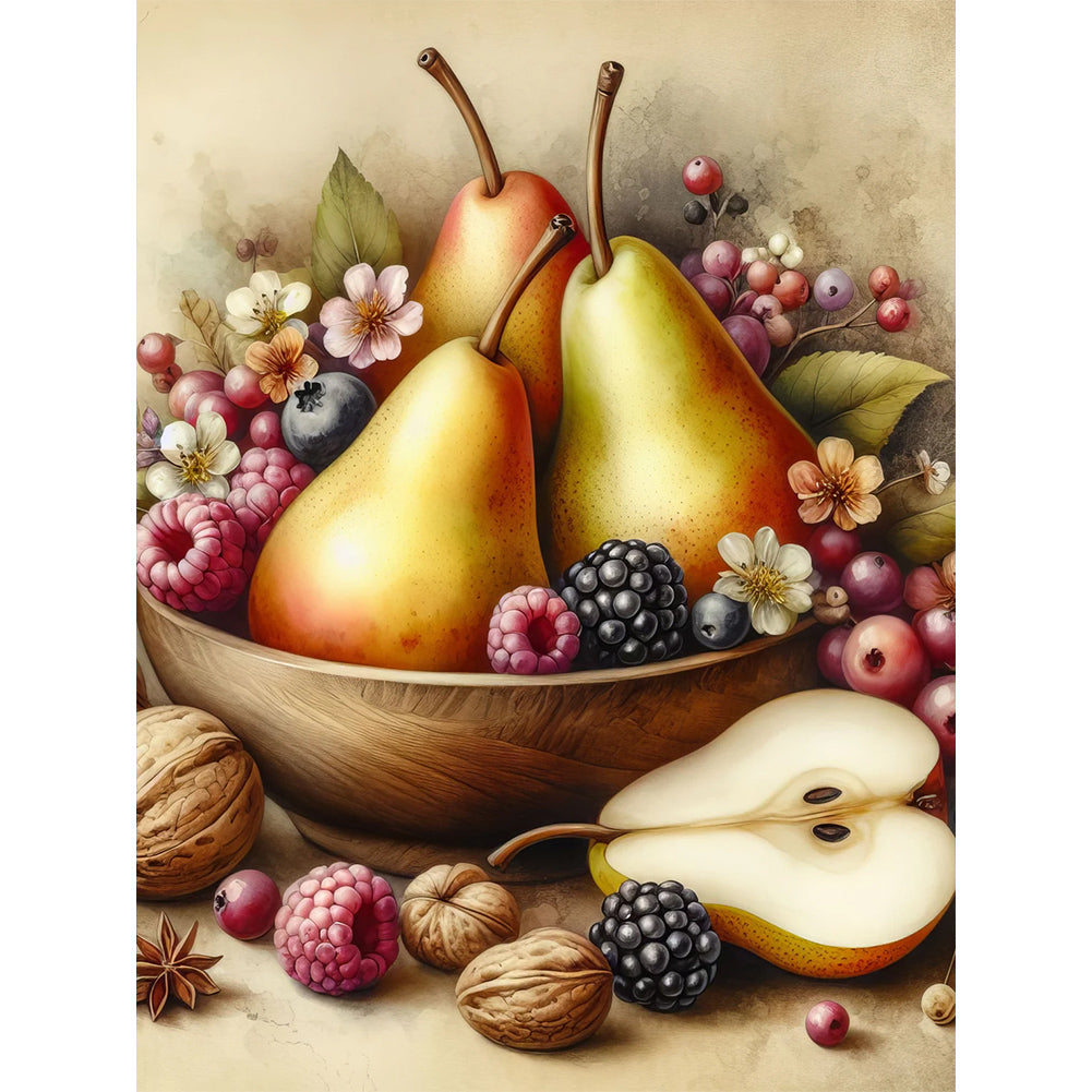 Diamond Painting - Full Round - Fruit¡¤Pear (30*40CM)