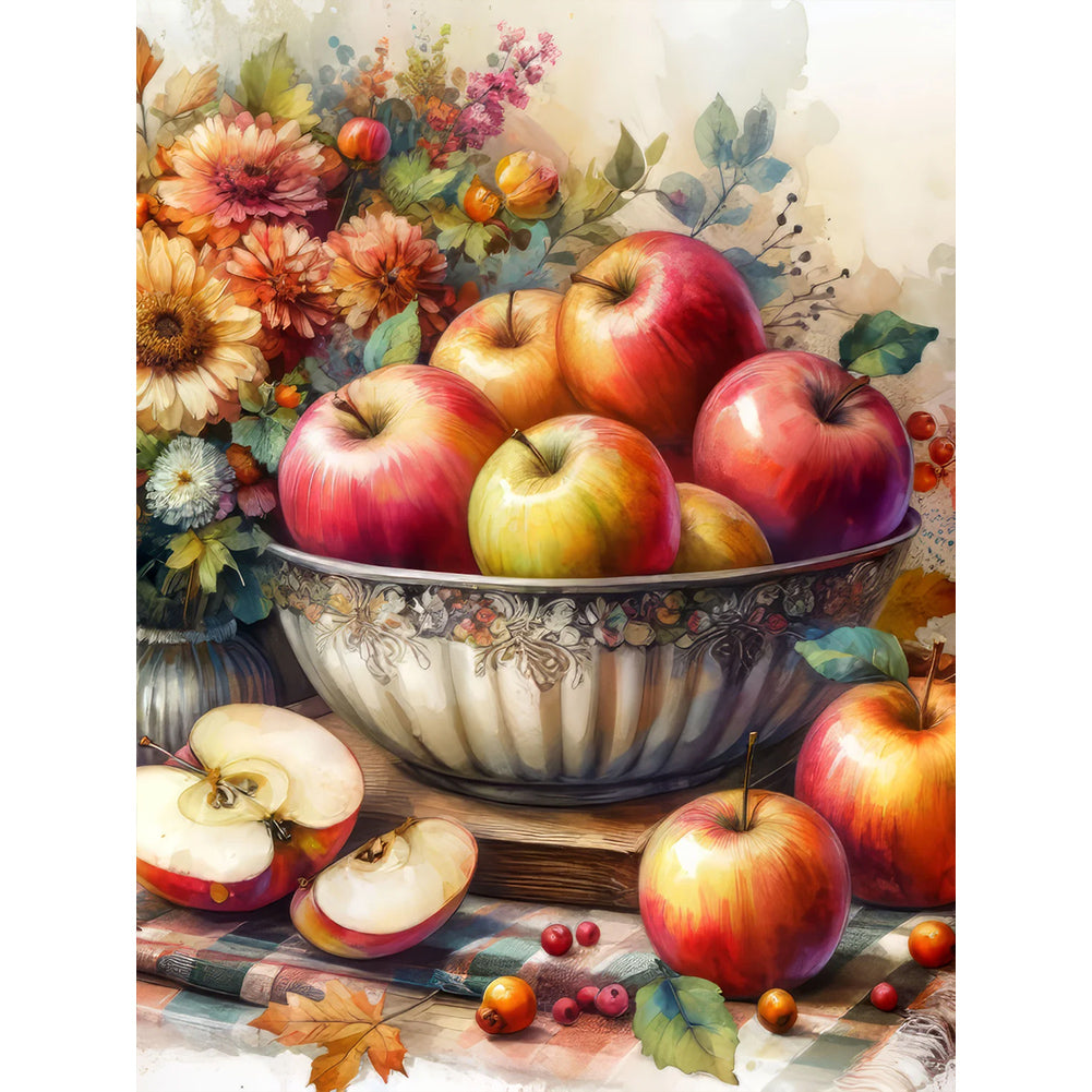 Diamond Painting - Full Round - Fruit¡¤Apple (30*40CM)