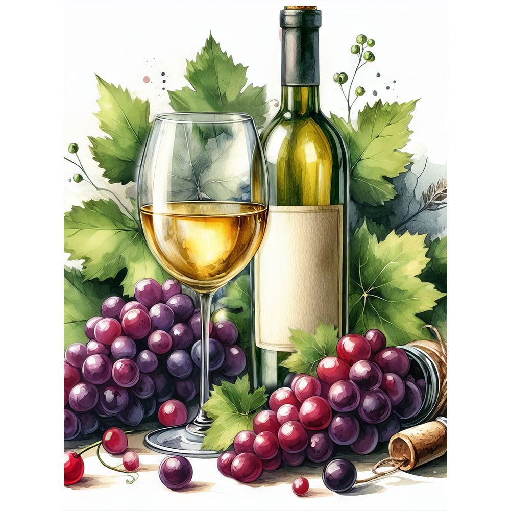 Diamond Painting - Full Round - Fruit¡¤Grapes (30*40CM)
