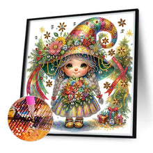 Load image into Gallery viewer, Diamond Painting - Partial Special Shaped - Forest braid girl (40*40CM)
