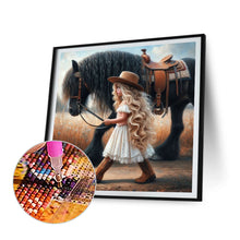 Load image into Gallery viewer, Diamond Painting - Full Round - cowgirl (40*40CM)
