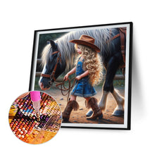 Load image into Gallery viewer, Diamond Painting - Full Round - cowgirl (40*40CM)
