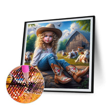Load image into Gallery viewer, Diamond Painting - Full Round - cowgirl (40*40CM)
